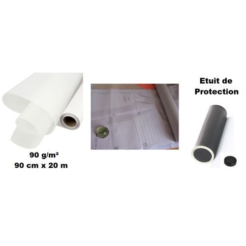 Rouleau De Papier Calque Avec Étui De Protection - Image 1 of 1