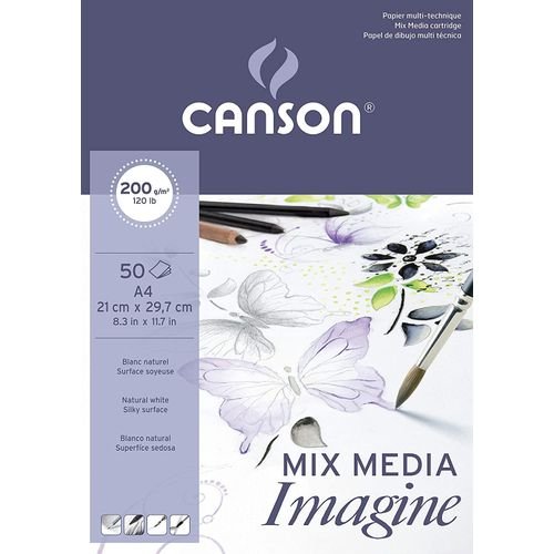 Bloc Papier Extra Blanc A4 - 200g - 50 Feuilles - Image 1 of 2