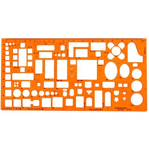 Trace Meuble - Mobilier Architect graphe 1/50 - Image 1 of 1