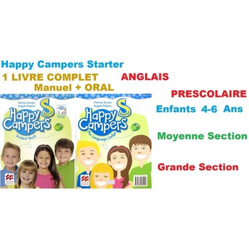 Happy Campers Starter - Manuel d'Anglais Préscolaire (4-6 ans) - Image 1 of 1