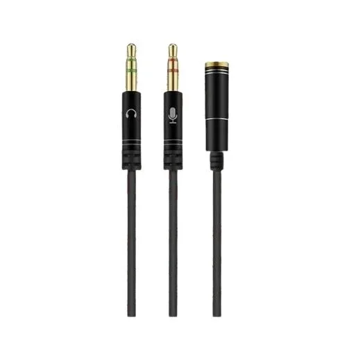 Adaptateur Jack 3.5mm Femelle Vers 2 Mâles - Image 1 of 1