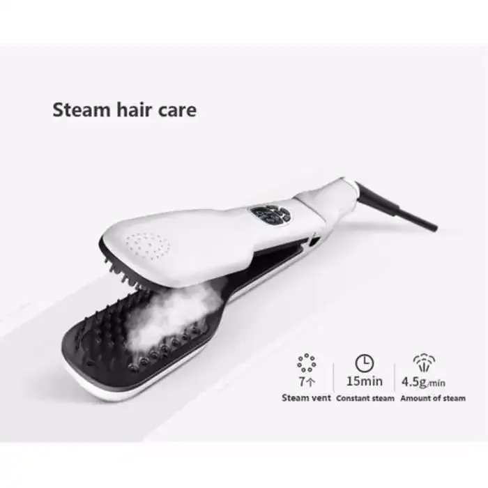 Peigne Lisseur À Vapeur - Brosse Professionnelle - 230°c - Céramique Ionique - Image 1 of 4