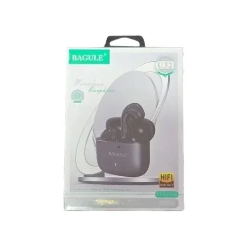 Écouteurs Sans Fil Bagule U32 – Technologie Bluetooth V5.3, Son Haute Fidélité & Design Ergonomique - Image 1 of 1