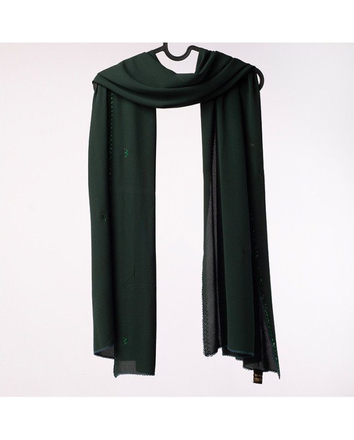 Châle patchwork Sharkia Darss strass uni - Image 1 of 1