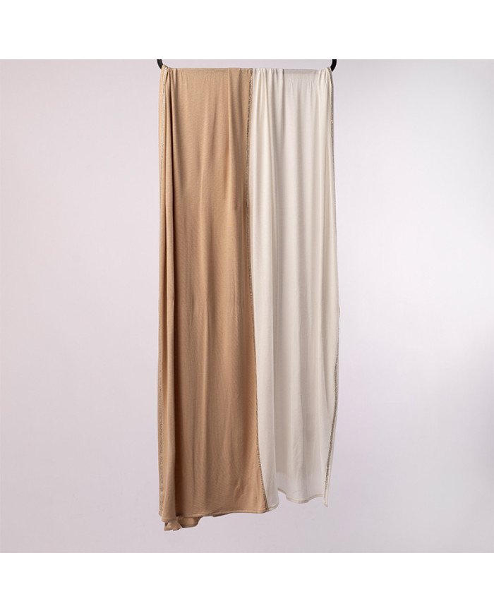 Châle patchwork lycra strass uni - Image 1 of 3