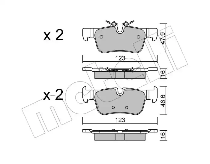Plaquettes De Frein Tech 22-1038-0 - Image 1 of 2