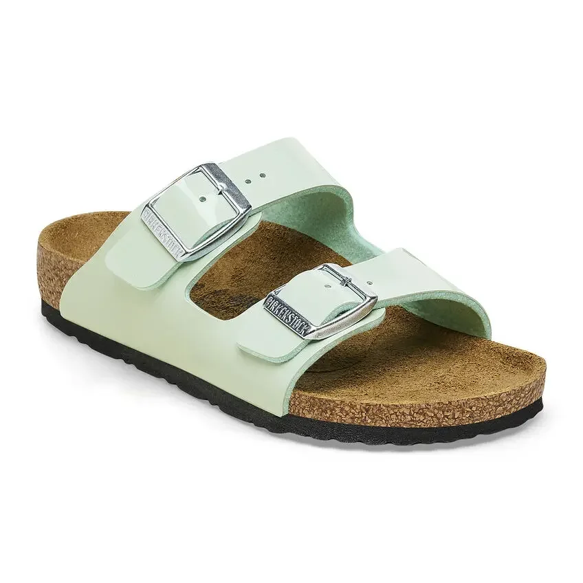 Arizona Kids Birko-flor Patent Surf Green Narrow - Image 1 of 1