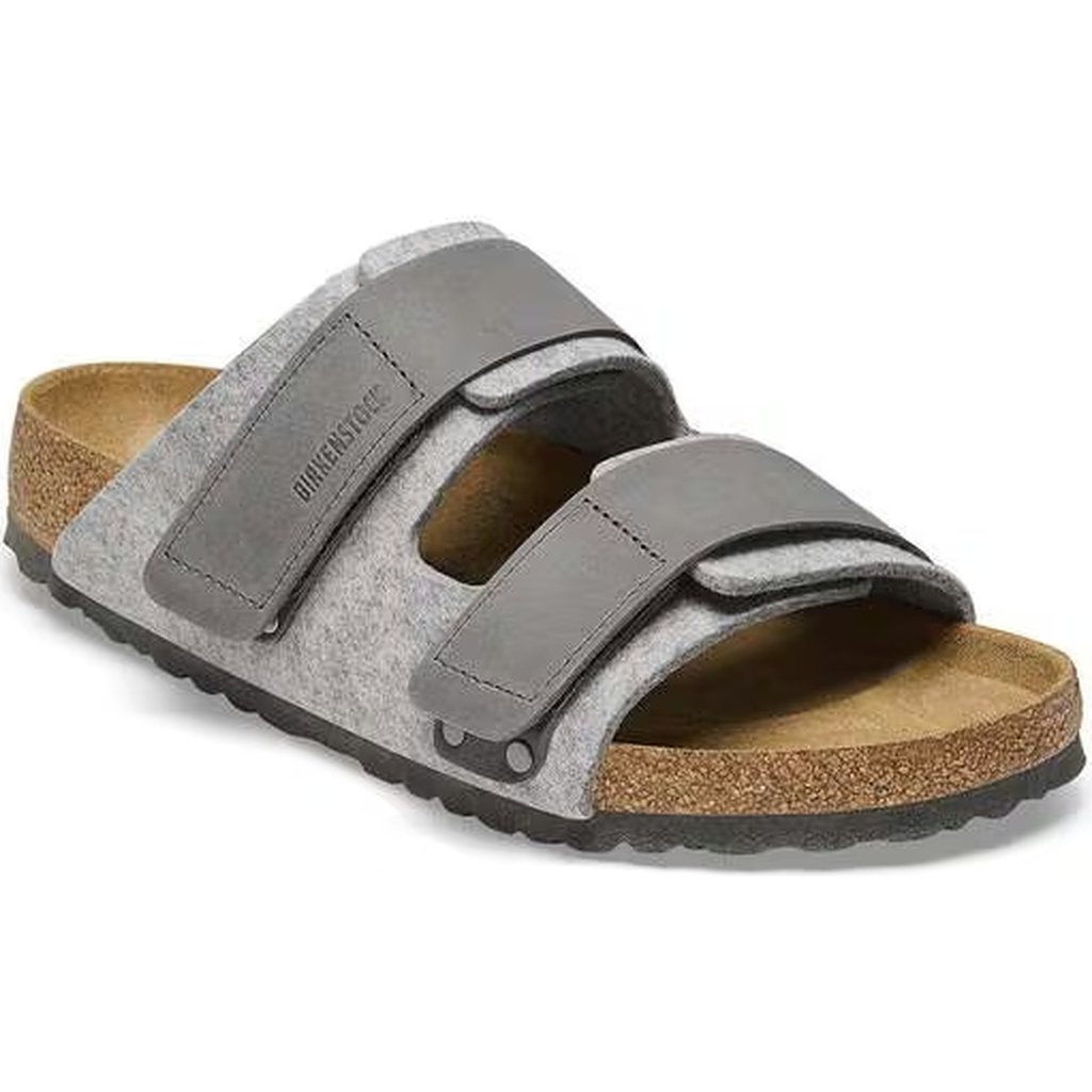 Uji Natural Leather, Wool Felt Light Gray Regular - Image 1 of 1