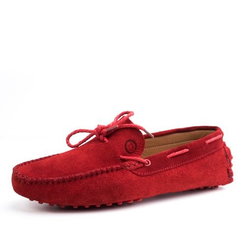 Mocassins En Cuir Daim Avec Lacets - Image 1 of 3