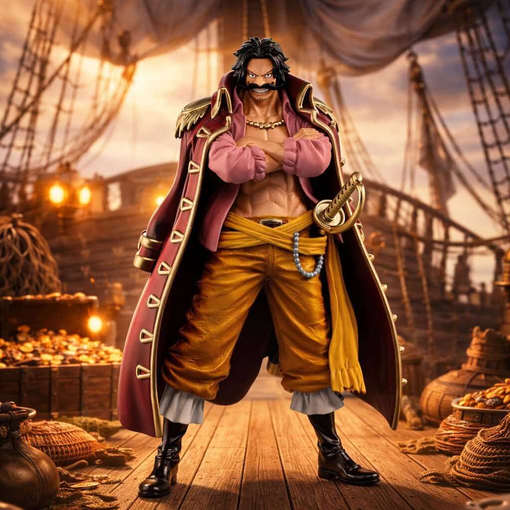 Figurine One Piece - Wano Kuni Gold Roger - Image 1 of 4