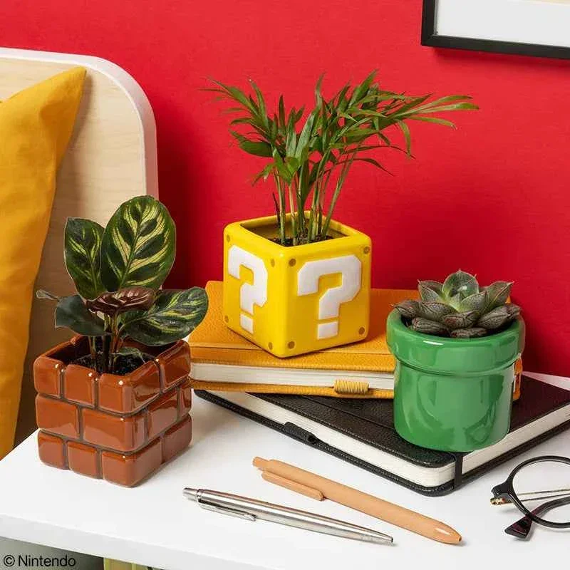 Set De 3 Mini Pots Décoratifs Nintendo Super Mario - Image 1 of 4