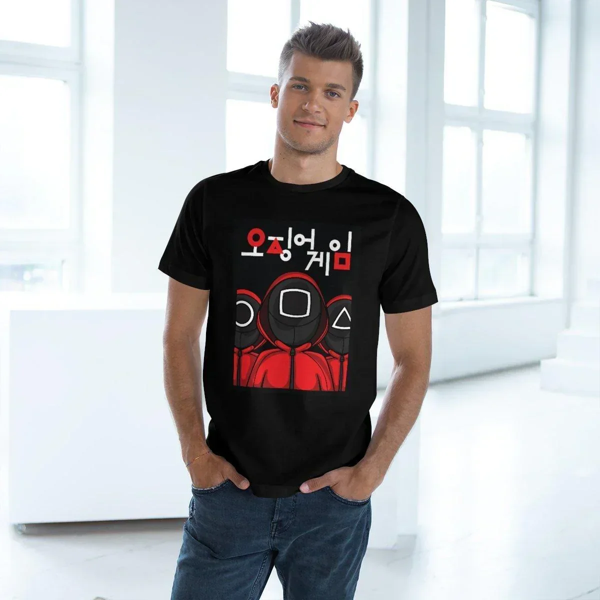 Tshirt Squid Game Carré Rond Triangle - Image 1 of 4