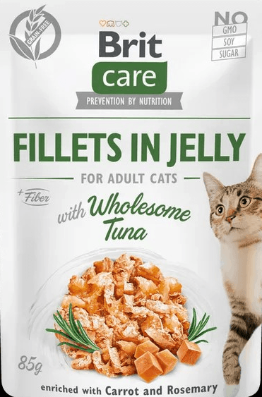Brit Care Cat Aliment Humide Chat Fillets In Jelly With Wholesome Tuna 85 G - Image 1 of 1