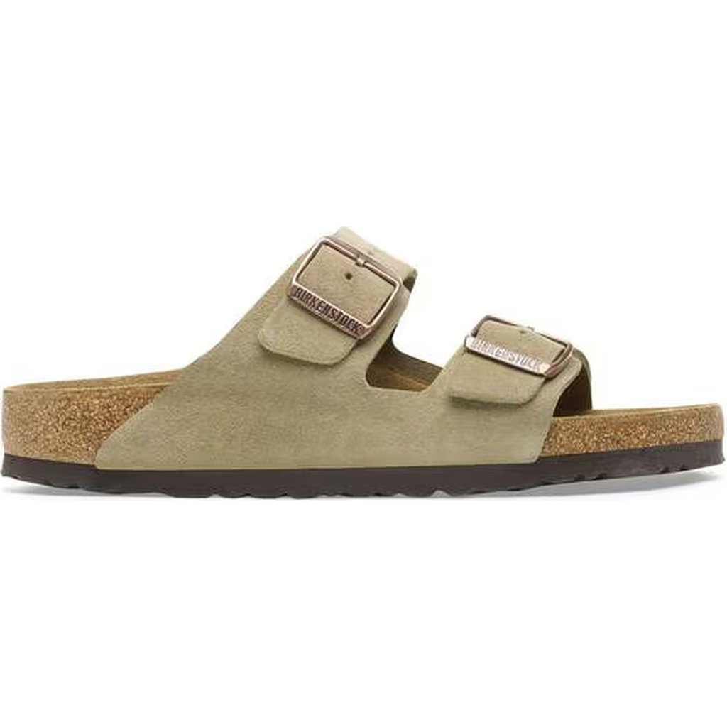Arizona Suede Leather Taupe Narrow - Image 1 of 4