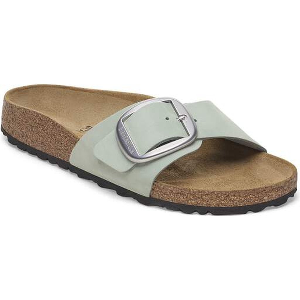 Madrid Big Buckle Nubuck Leather Pure Sage Narrow - Image 1 of 4