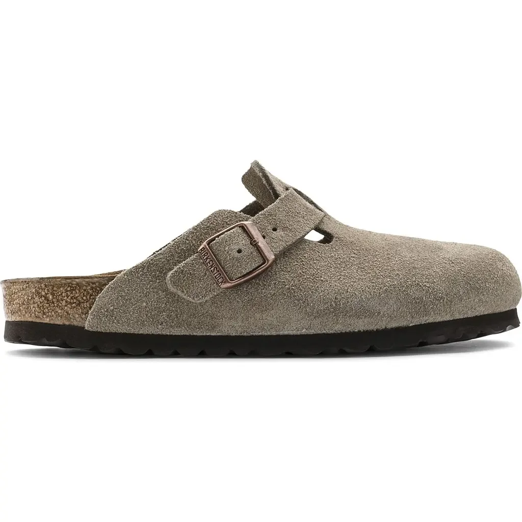 Boston Suede Leather Taupe Narrow - Image 1 of 4