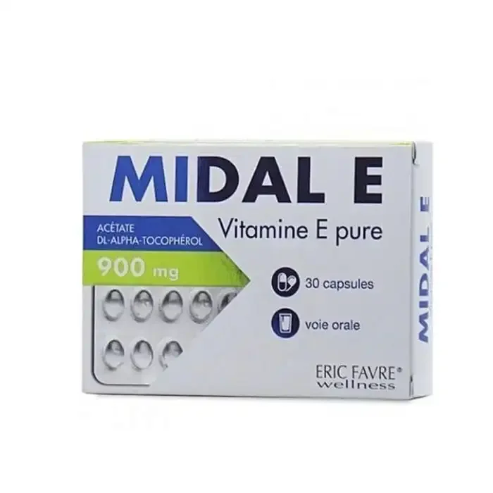 Midal E Vitamine E Pure 30 Capsules - Image 1 of 4