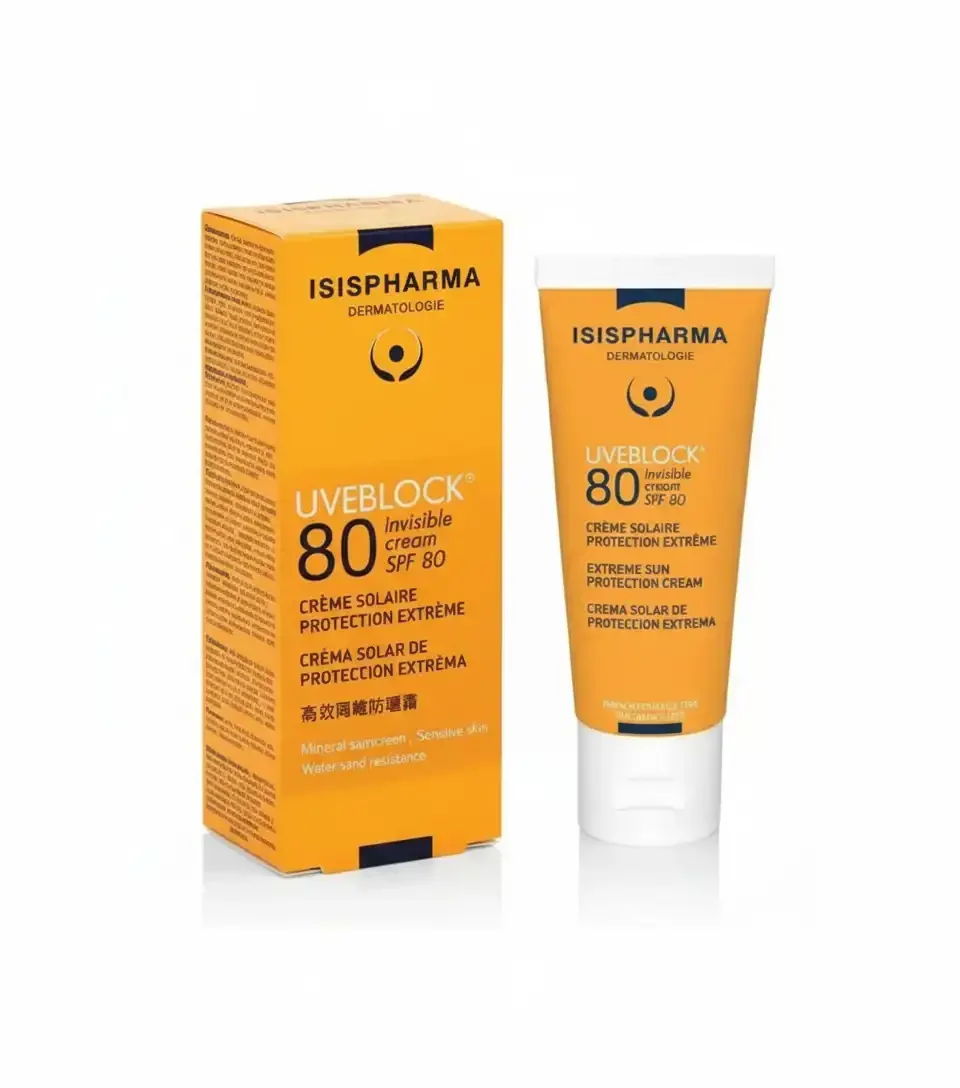 Crème Solaire Uveblock 80 Spf80 Hypoallergénique - Image 1 of 4