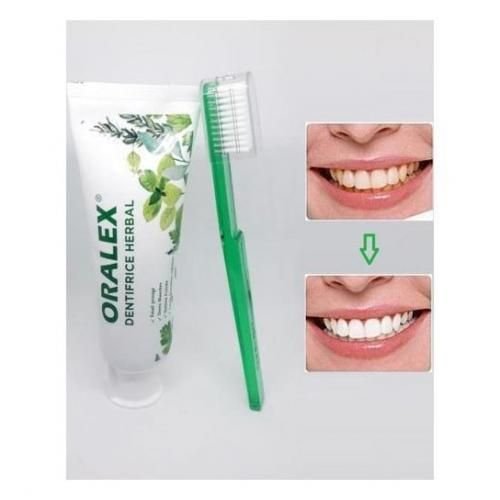 Dentifrice Au Herbal 100% Naturel + Brosse Médical Offert - Image 1 of 2