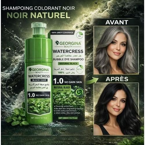 Shampoing Colorant Noir Naturel – Homme Et Femme - Image 1 of 2