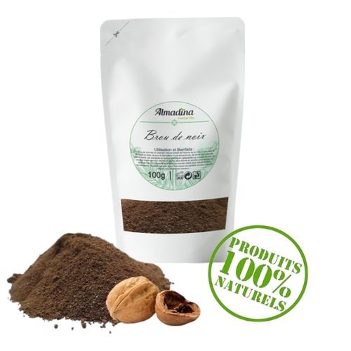 Broux De Noix En Poudre Naturel Excellente Qualité - Sachet Kraft Refermable - Image 1 of 1