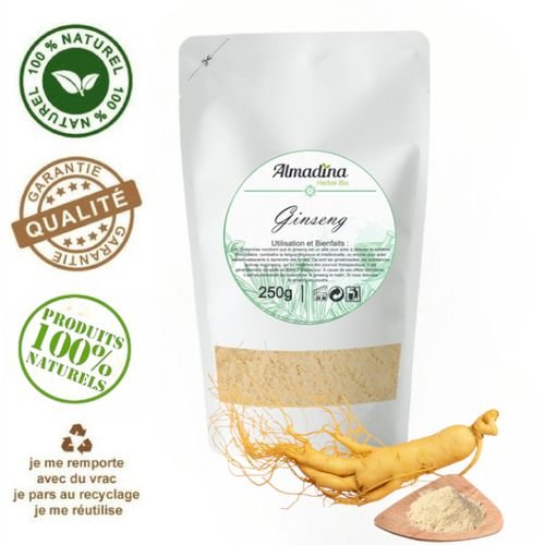 Ginseng Blanc En Poudre  - Performance Physique Et Mental - Image 1 of 2