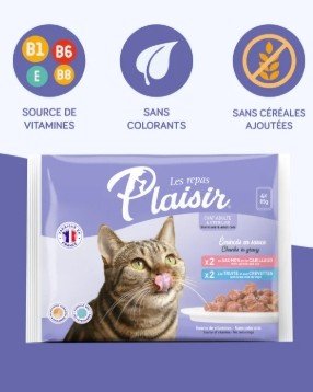 Pack Découverte - Émincés Saumon Et Truite (chat Stérilisé) 4x85 - Image 1 of 2