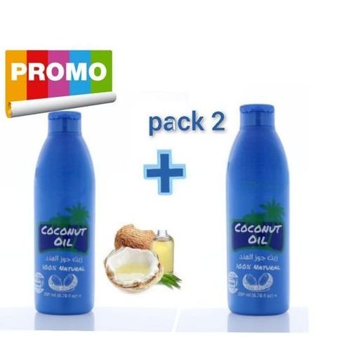2 Huile De Coco Cosmétiques, Nourrissant Et Fortifiant Pour Les Cheveux/ 200mlx2 - Image 1 of 1