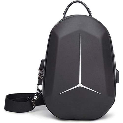 Crossbody, Sac À Bandoulière Étanche + Port Usb - Sac De Poitrine Antivol - Image 1 of 3