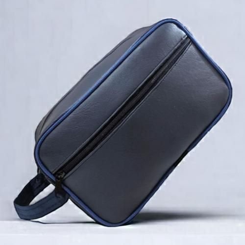 Sac En Cuir, Ensemble Organisateur De Voyage, Petit Sac De Toilette - Image 1 of 3