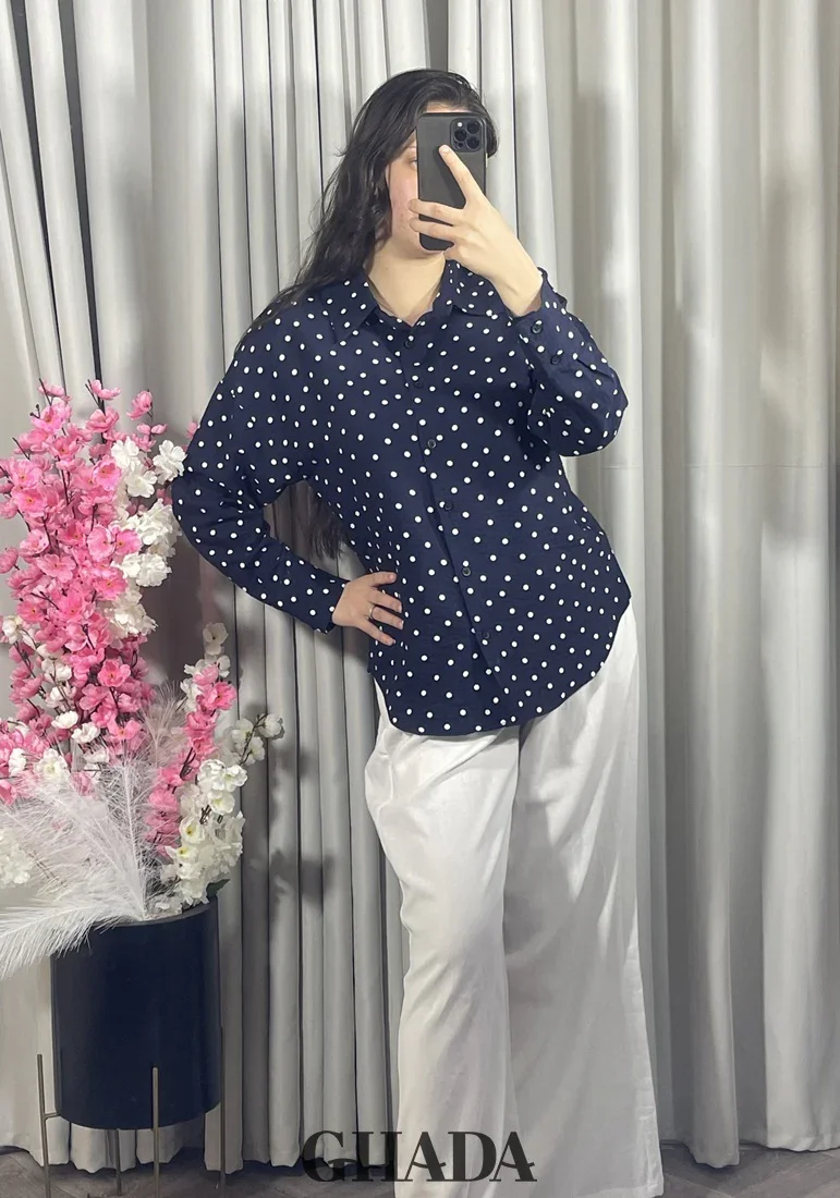 Chemise à Pois Élégante - Image 1 of 4