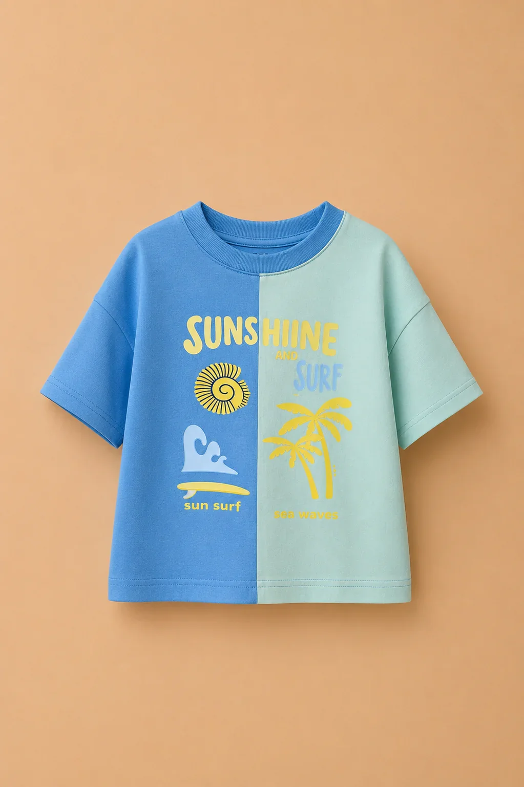 Ensemble Garçon “sunshine & Surf” – Esprit Bord De Mer - Image 1 of 4
