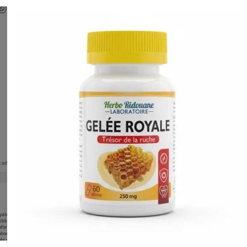 Gelée Royale Ginseng Propolis 30 Gélules – Complément Alimentaire Anti-fatigue Naturel - Image 1 of 2