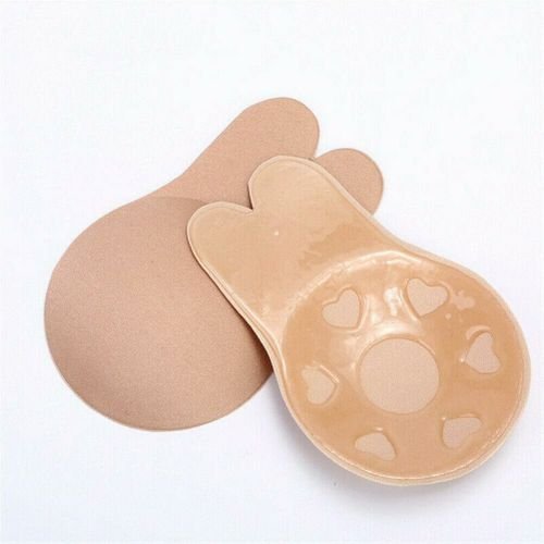 1 Paire De Silicone Réutilisable Soulever Le Soutien-gorge Invisible Pour Tétons - Image 1 of 3