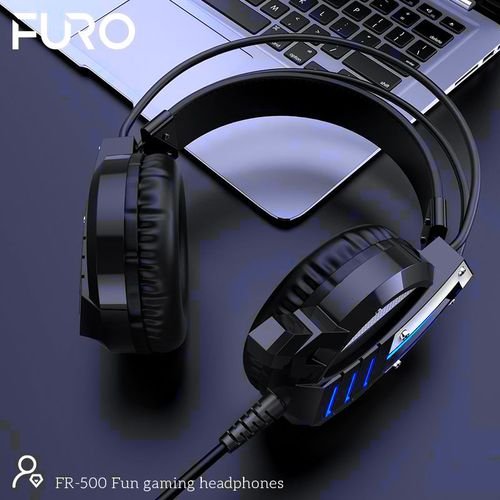 Furo Casque Gamer Super Bass 3.5mm Surround + Cadeau Tapis Wild Wolf - Image 1 of 3