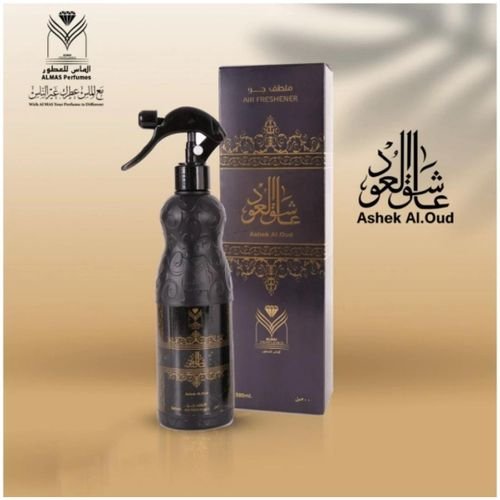Almas Pack Bakhoor Ashek Al Oud, Encens Luxueux De Qualité Supérieure 30g Et Spray Ashek Al Oud 500ml - Image 1 of 3