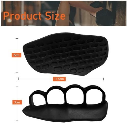 2 Poignées Antidérapantes En Silicone Pour Lhaltérophilie, Le Crossfit Et La Musculation, Légères Et Unisexes, - Image 1 of 3
