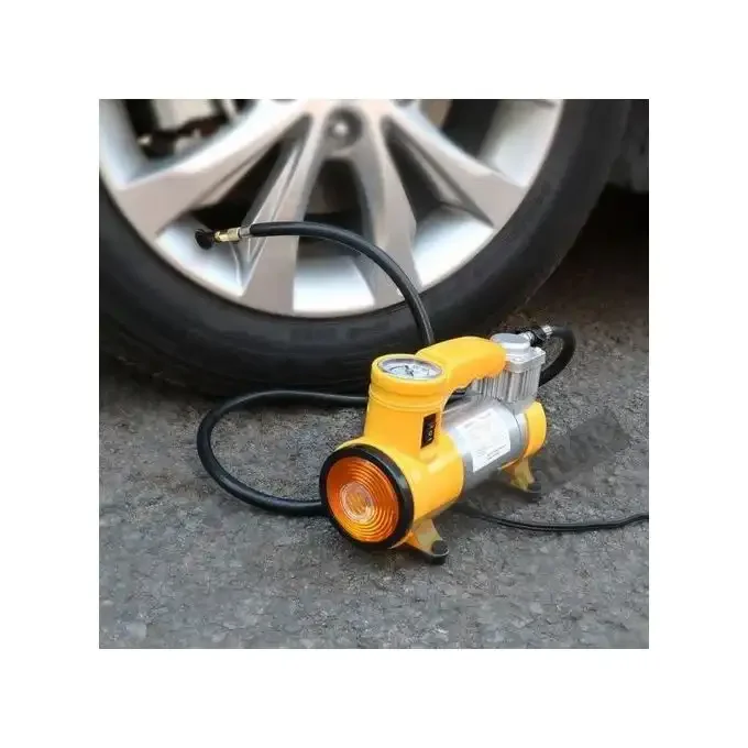 Pompe À Air Automatique Pour Pneus Voiture Compresseur Puissant Portable, Design Et Couleur Aléatoir - Image 1 of 4