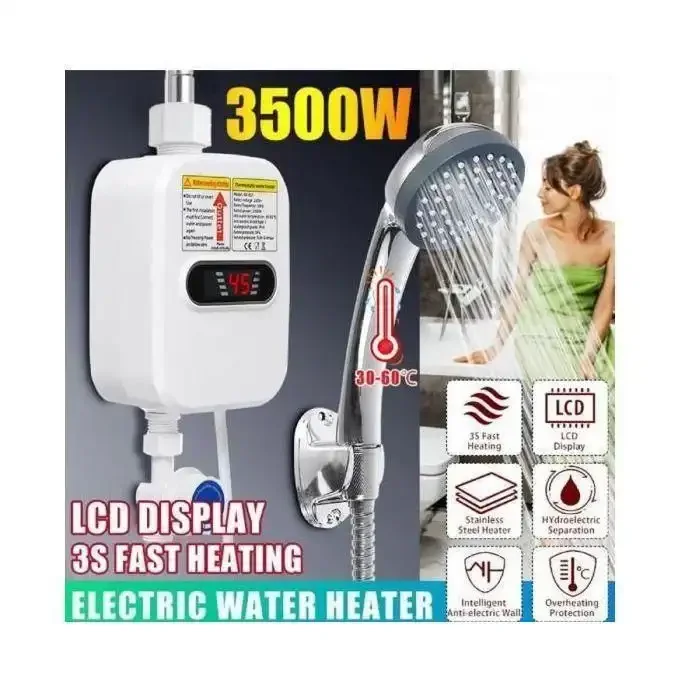 Chauffe-eau Électrique Compact Eau Chaude Immédiate Robinet Intelligent,design Aléatoire - Image 1 of 4