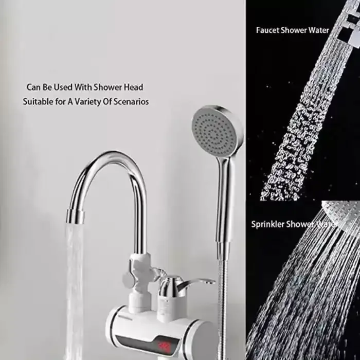 Robinet Électrique Chauffe-eau Instantané Sans Réservoir Pour Cuisine Eau Chaude En Quelques Sec, Design Aléatoire - Image 1 of 3