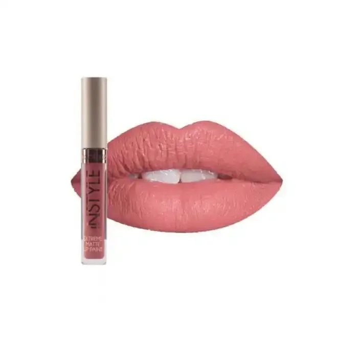 Gloss Instyle Extreme Matte Lip Paint - Rose - 019 - Hydratant - Couvrance Intense - Image 1 of 4