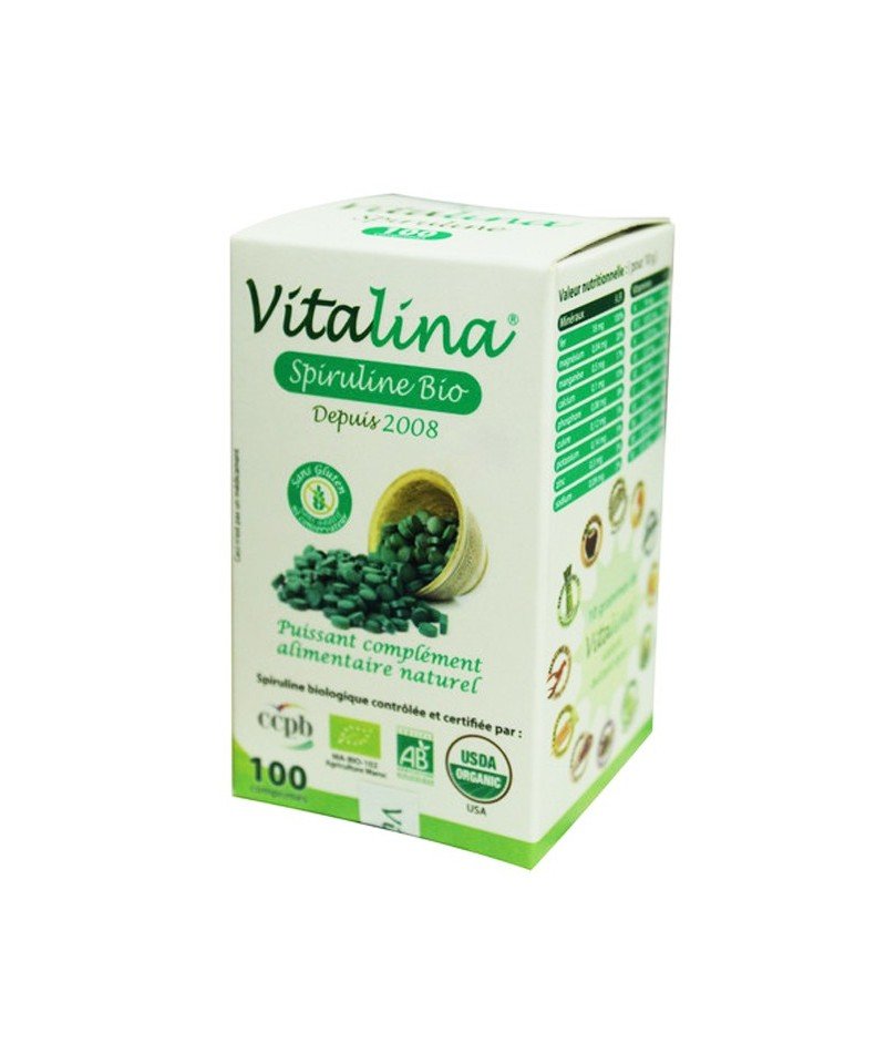Vitalina Spiruline Bio 100 Cpr - Image 1 of 1