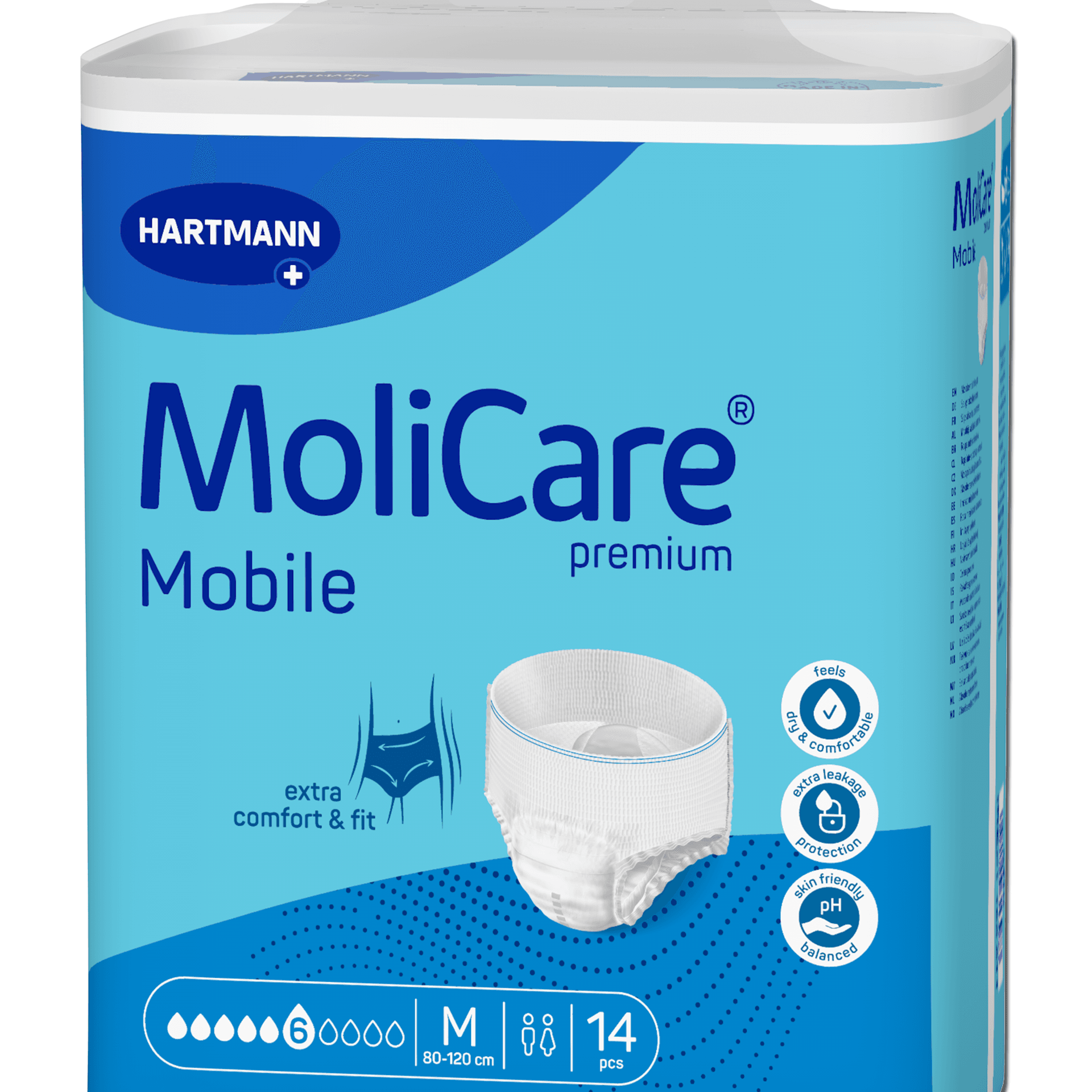  Molicare Mobile Slip Absorbant Taille M/jour X14u 915832 / 166014 - Image 1 of 1