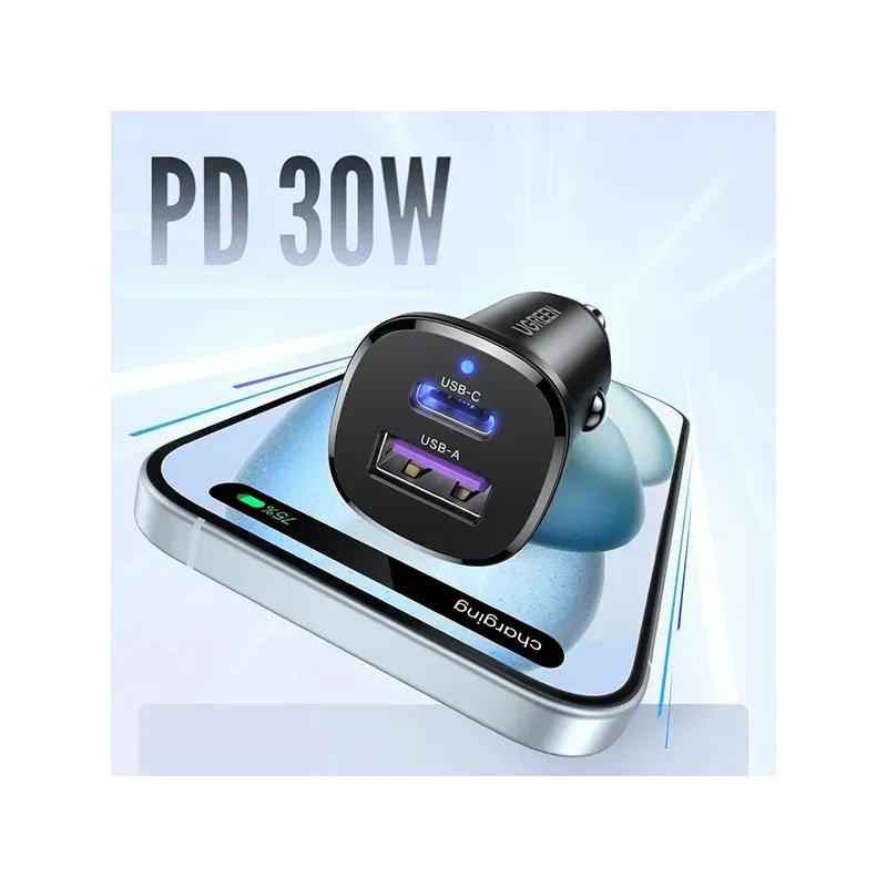 Ugreen Chargeur 30w Auto 2 Ports Pd (25845) - Image 1 of 4