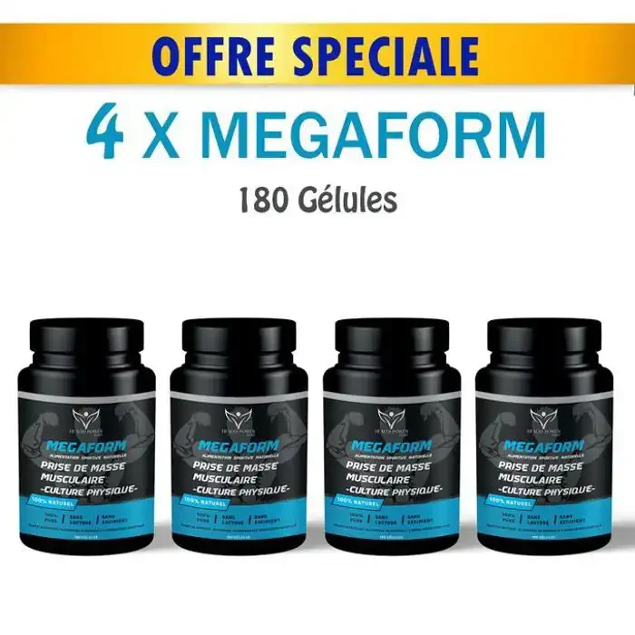 Pack 4 X Boites De Megaform - Prise De Masse Musculaire - Image 1 of 1