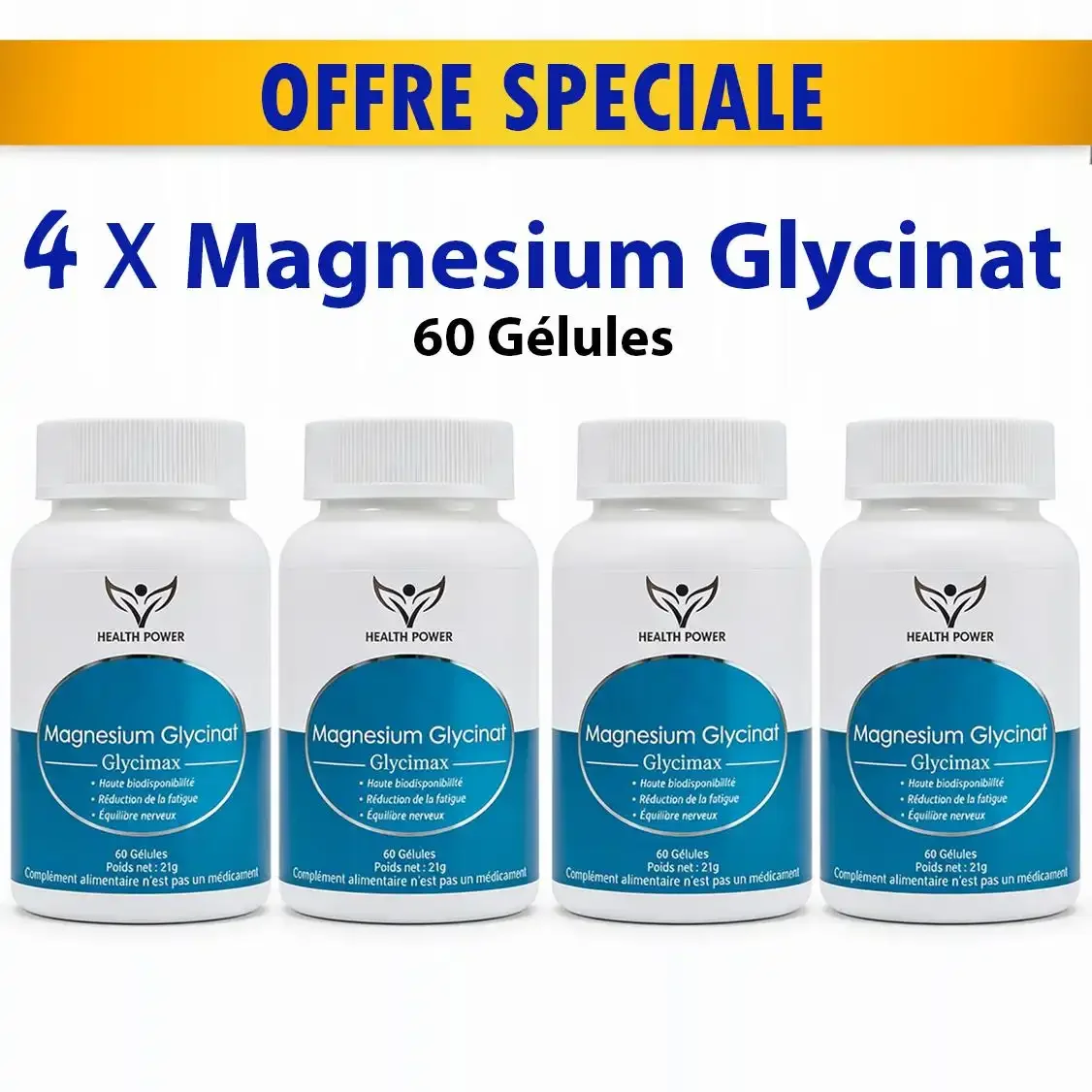 Pack 4 X Boites De Magnésium Glycinate   - Image 1 of 2