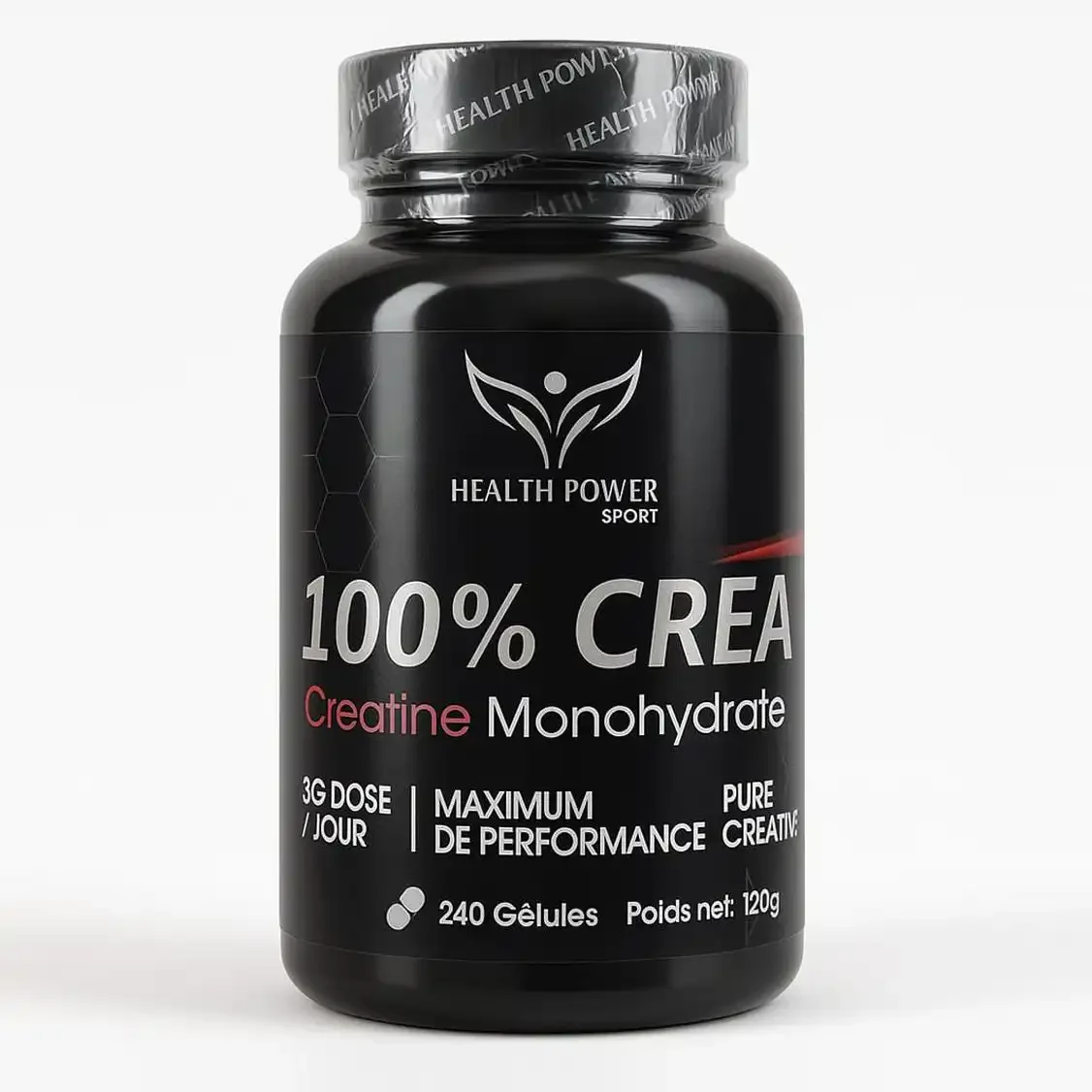 Créatine Monohydrate 500mg 240 Gélules - Image 1 of 4