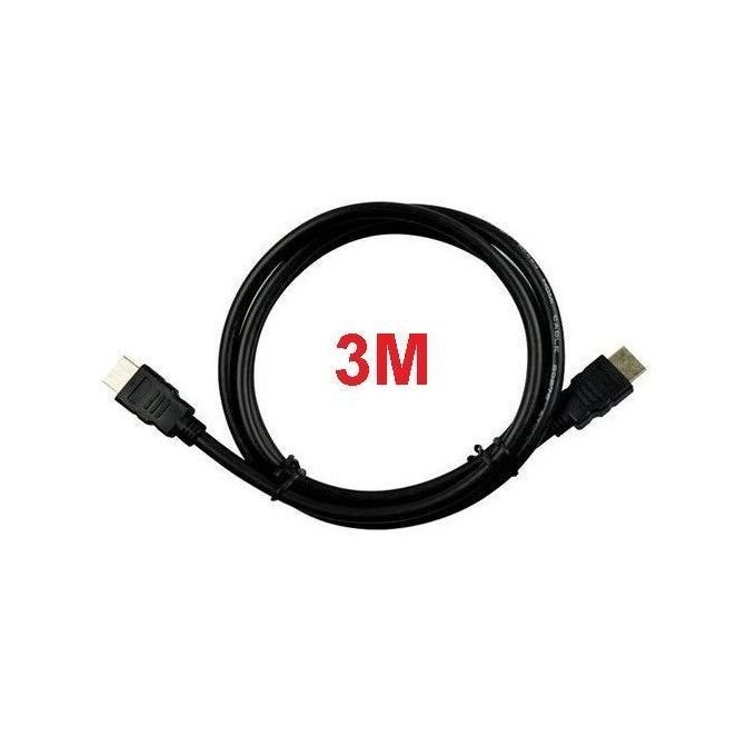 Câble Mâle Mâle Longueur 3 Mètres Tv Ps Pc Ordinateur - Image 1 of 2
