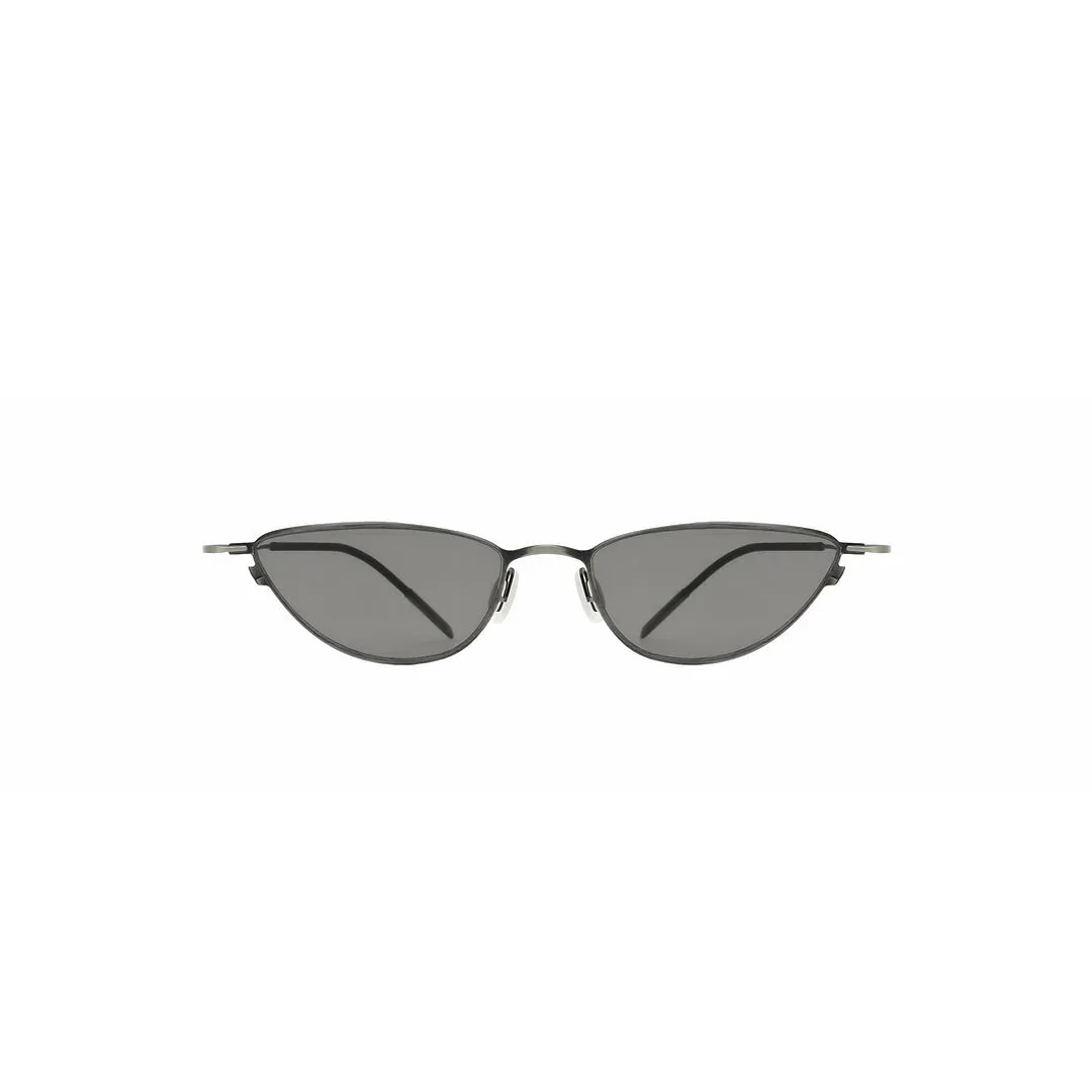Lunettes De Soleil Œil De Chat Fines En Métal - Image 1 of 1
