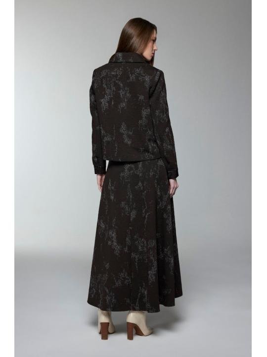 Combinaison Double À Motifs Jacquard Avec Détail En Cuir Tk-1657 - Image 1 of 4